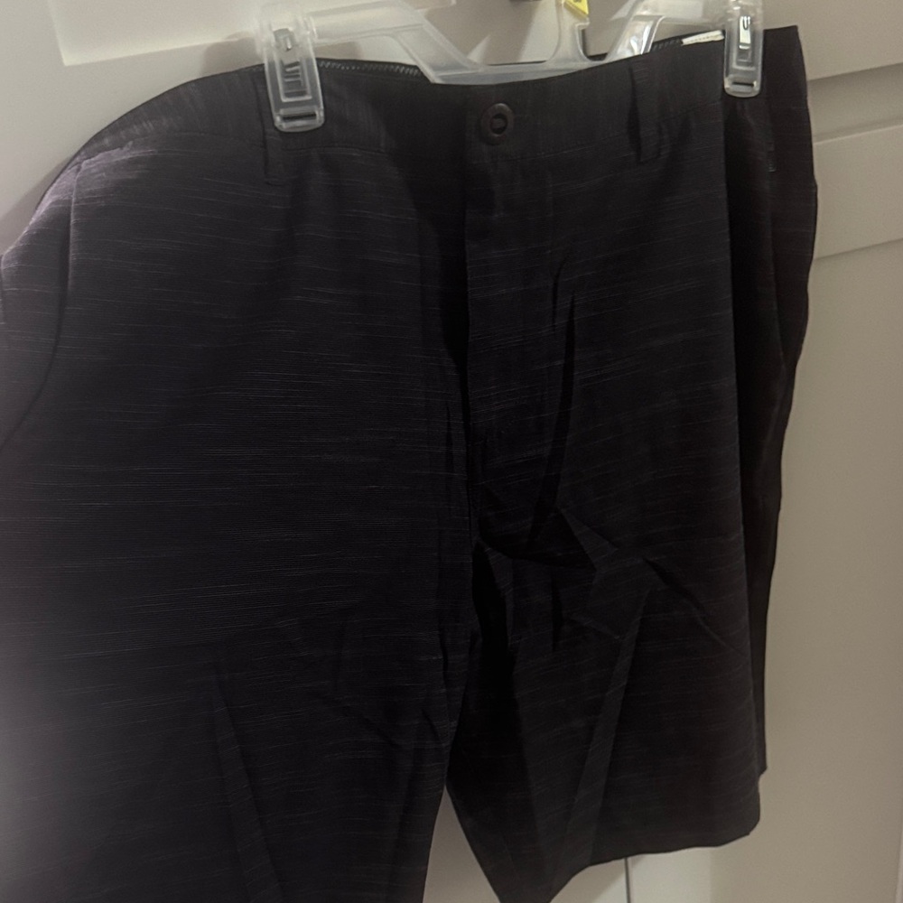Men's Black Golf Shorts